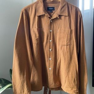 Never worn. Long sleeve brixton button up. Small